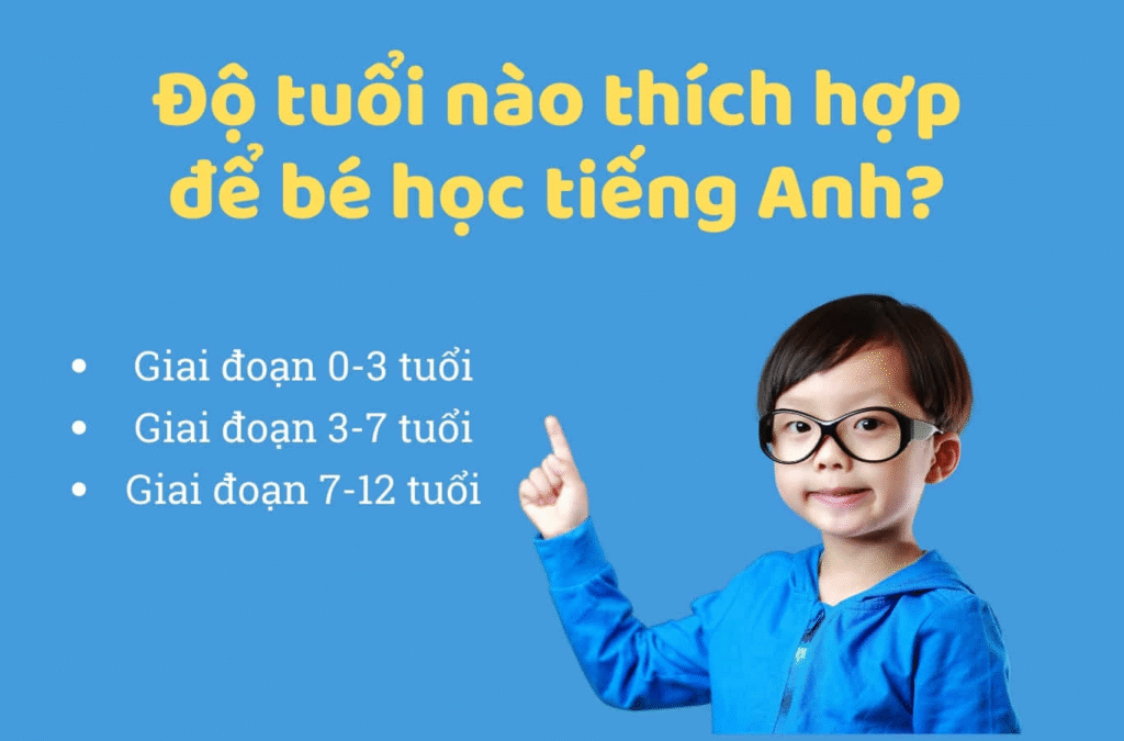 Nên dạy tiếng Anh cho trẻ từ mấy tuổi? Câu trả lời chính xác